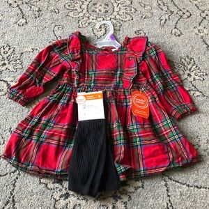 NWT Holiday Outfit for baby Girls size 12M